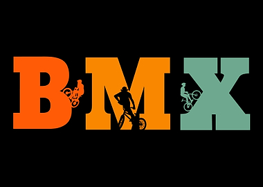 Retro BMX Biking Biker