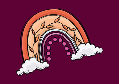 Cute Lesbian Pride Rainbow