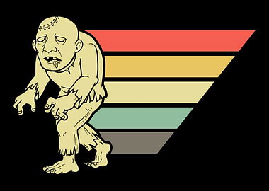 Retro Zombies Vintage