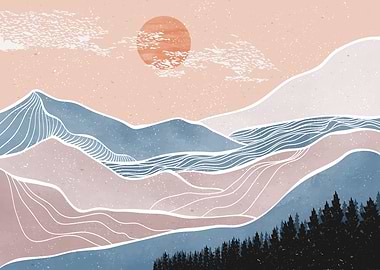 LANDSCAPE MOUNTAIN ART