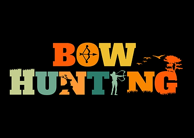 Retro Bow Hunting Archer