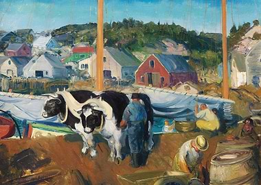 Ox Team Wharf at Matinicus