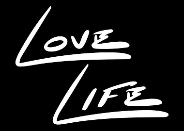 Love Life Line Art Minimal