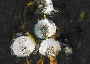 Dandelions in the dark art