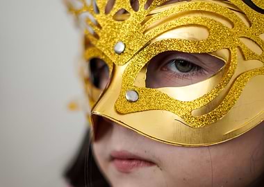 Girl in a mask