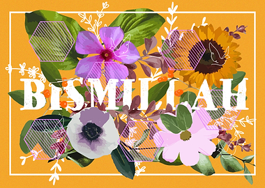 Bismillah floral