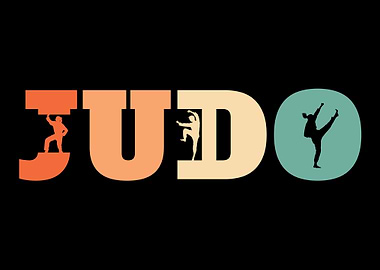 Retro Judo Judoka Vintage