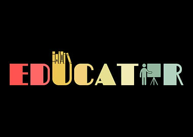 Retro High School Teacher