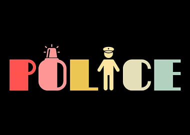 Retro Police Officer