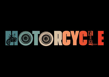 Retro Motorcycle Vintage