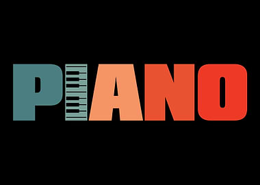 Retro Piano Musician