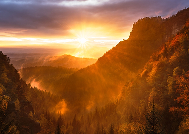 Sunrise Double exposure