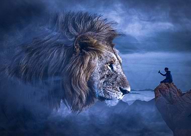 Lion from Clouds
