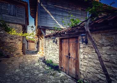 Street, old town, Bulgaria