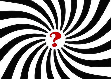 Hypnotic spiral circle cen