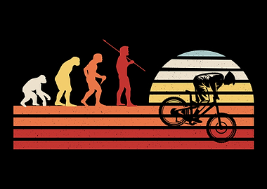 Retro Downhill Mountian