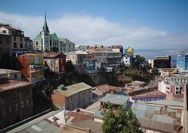 Valparaiso postcard
