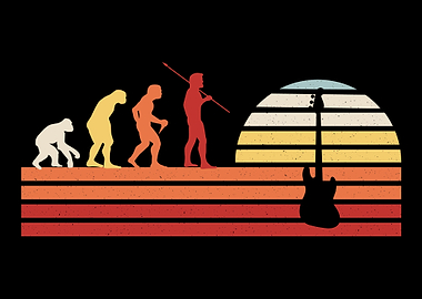 Retro Electric Guitar