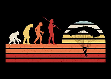 Retro Paragliding Vintage