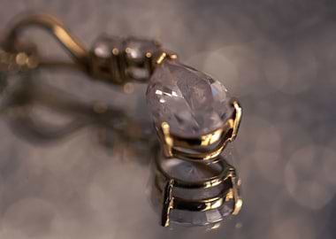 Necklace on a Mirror