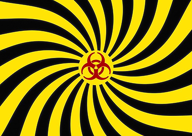 Hypnotic spiral biohazard