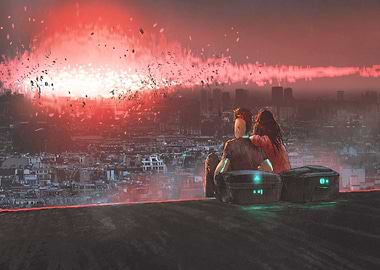 watching the end together