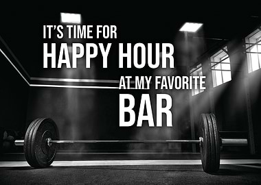 Happy Hour At Favorite Bar