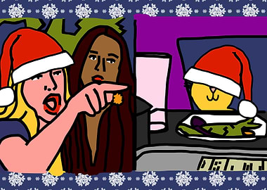 Christmas Woman Yelling