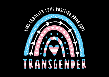 Trans Transgender Rainbow