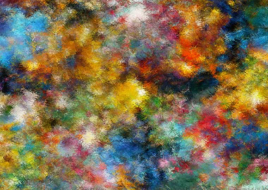 Summer Garden with Lights