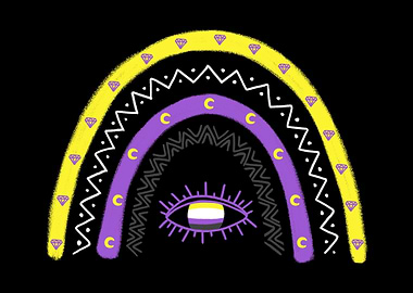 LGBTQ Nonbinary Rainbow