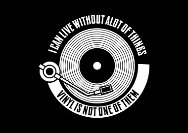 Vinyl Record DJ Turntable