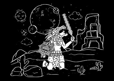 Aztec Jaguar Warrior Mayan