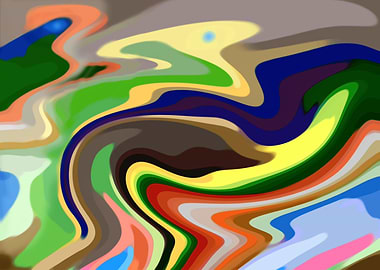 Abstract Bird and Serpent2