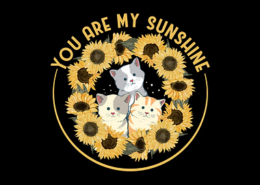 Sunflower Cats Flowers
