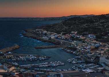 Sunrise over the Goudes