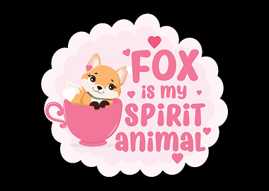 Cute Fox Coffee Love Foxes