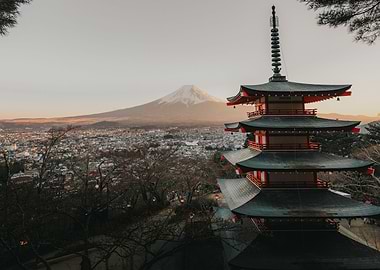 Chureito pagoda Tokyo