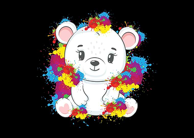 Cute Polar Bear Baby