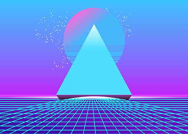 big blue triangle