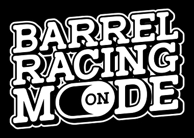 Barrel Racing Show Horse