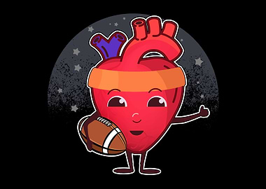 American Football Heart