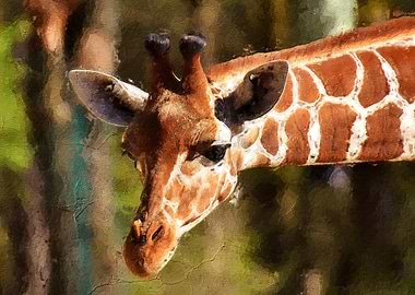 Cute giraffe
