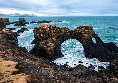 Arnarstapi coast Iceland
