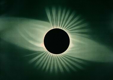 Total eclipse drawing