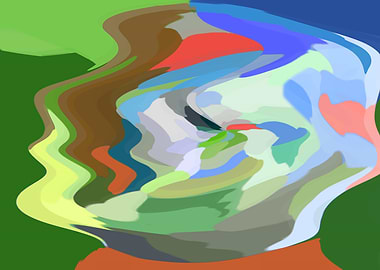 Abstract Faces Alien1