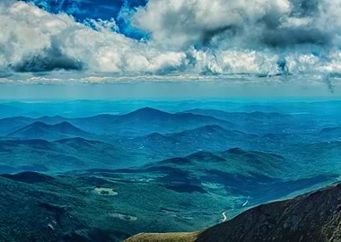 View of White Mountains