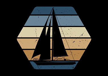 Vintage Sailboat Boat Ship