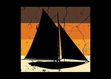 Vintage Sailboat Boat Ship