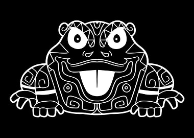 Aztec Frog Mayan Inca